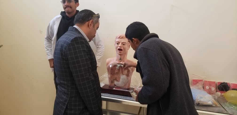  كلية المجتمع شبوة تعزّز قدرات قسم التمريض بتجهيزات تعليمية حديثة