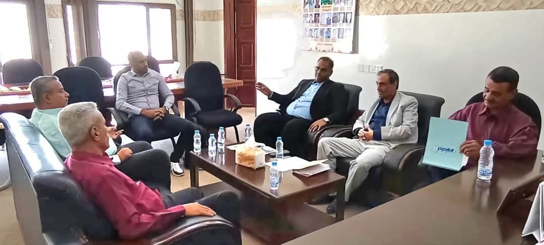 أمين محلي شبوة يستقبل وفد مؤسسة 14 أكتوبر 